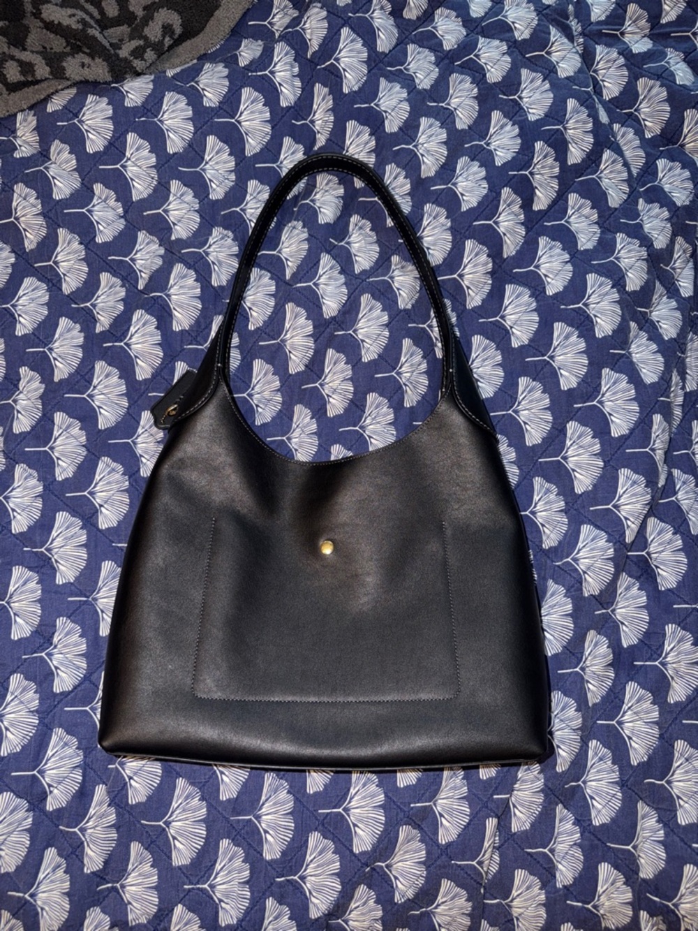 Coach Brooklyn 34 in Black Leather - Picture 4 of 8